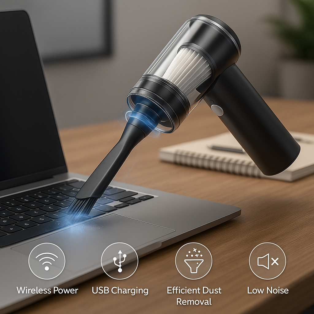 Portable Air Duster Wireless Vacuum Cleaner
