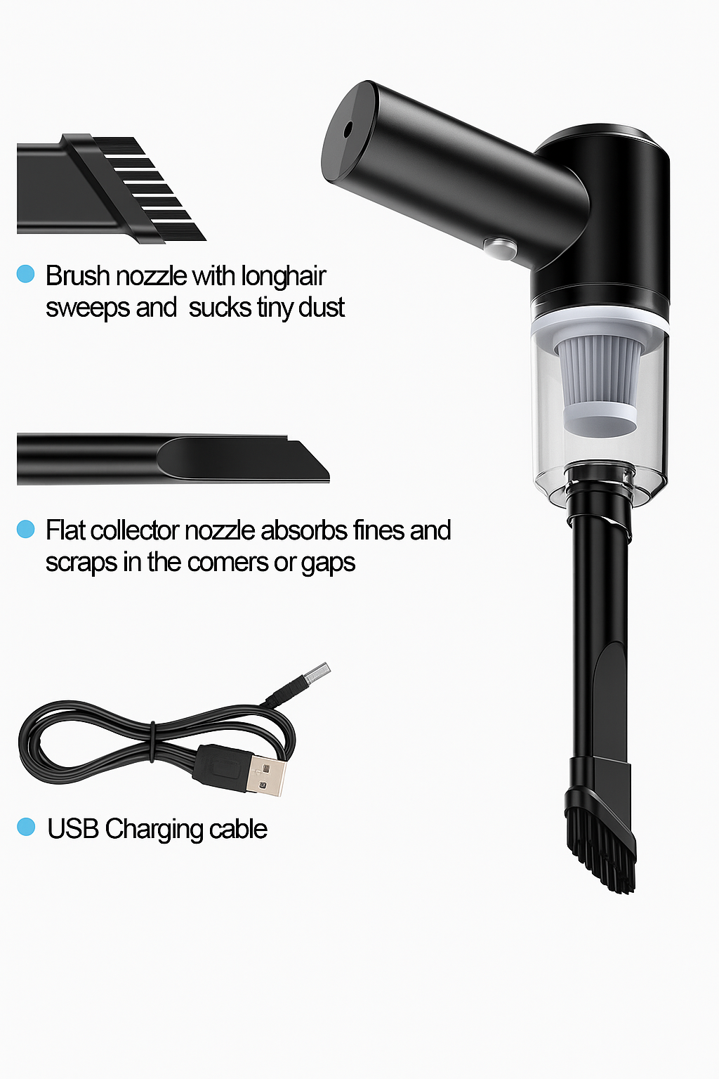 Portable Air Duster Wireless Vacuum Cleaner